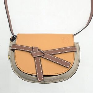 LOEWE‎ Gate Bag Color Block Leather Crossbody